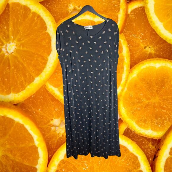 Ronni Nicole II‎ By Ouida Women’s Black Shimmer Stretch Lined Long Dress - Picture 2 of 6